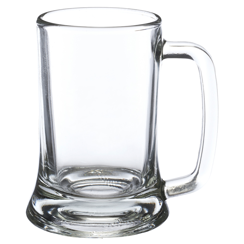 9.75 oz. Brussels Glass Mugs W/ Custom Logo