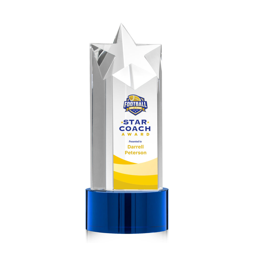 Berkeley VividPrint™ Award on Marvel Base - Blue 10