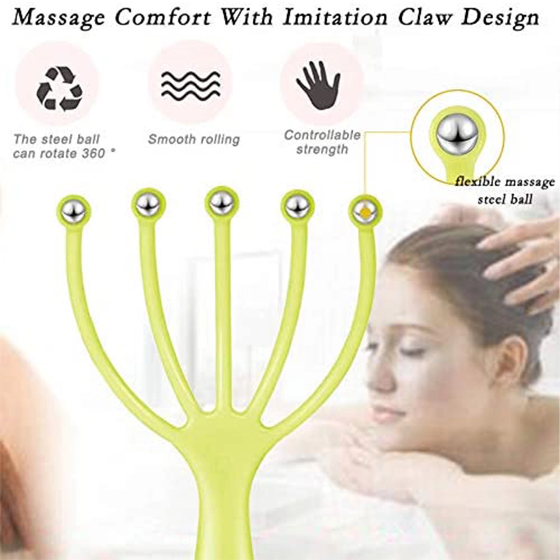 Handy Scalp Massgers With Small Steel Beads 4