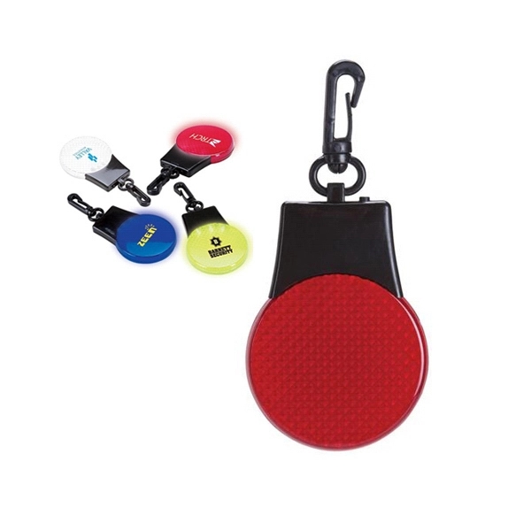 Clip On Safety Flasher With White LED Light 1