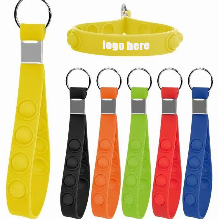 Push Pop Stress Reliever Keychain 1