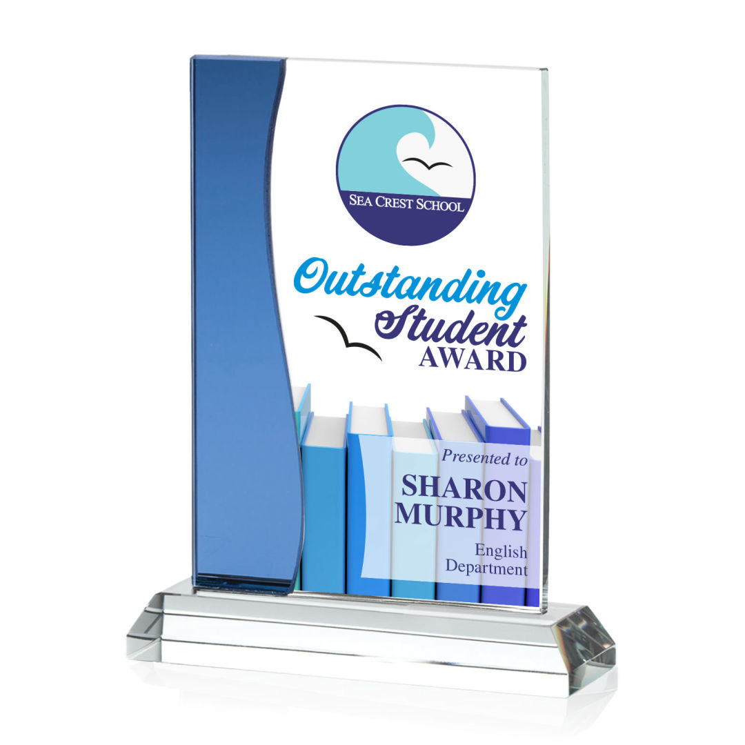 Landfield VividPrint™ Award - Blue 13