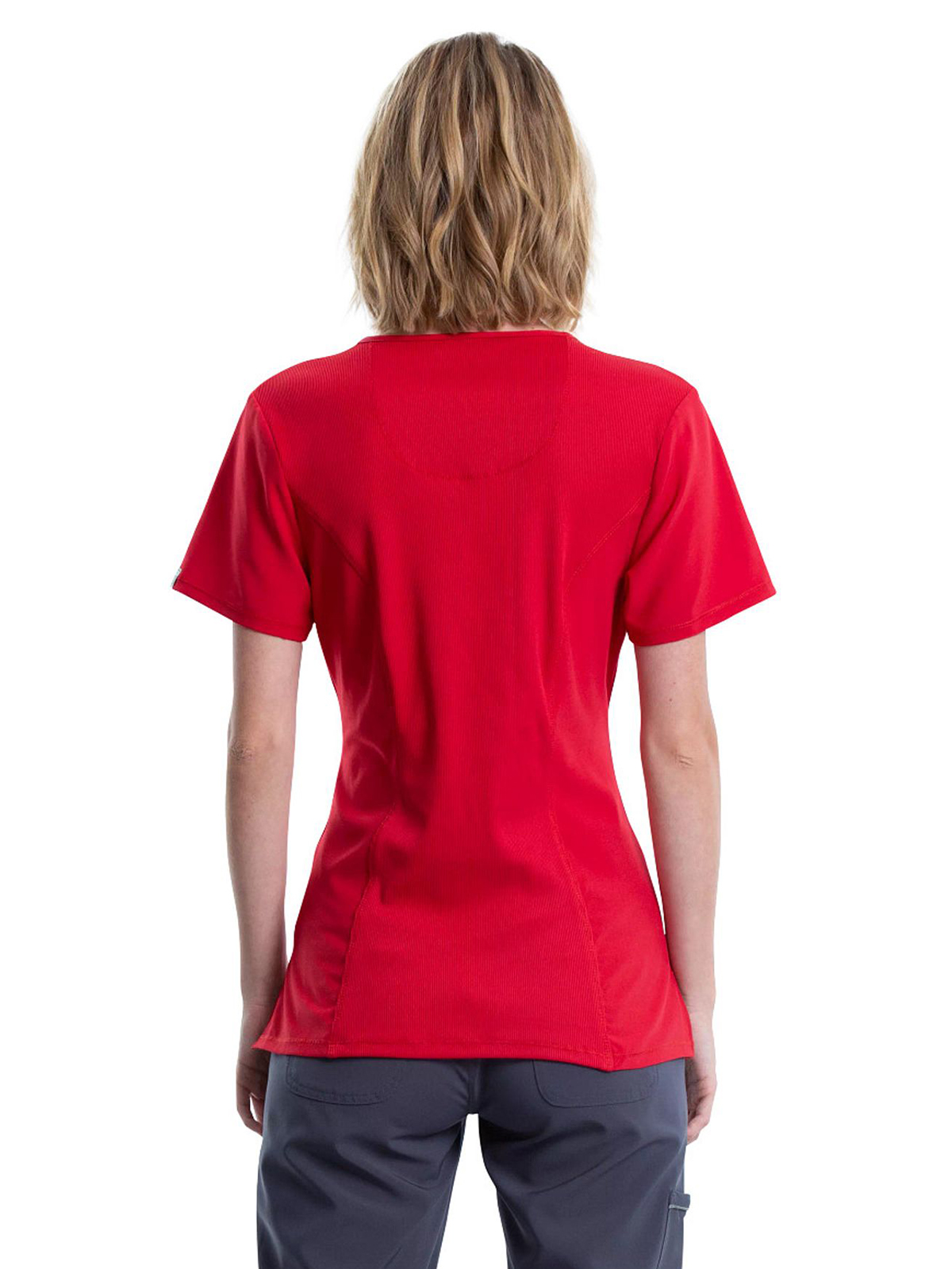 Infinity - Women's 3-Pocket Round Neck Top 2