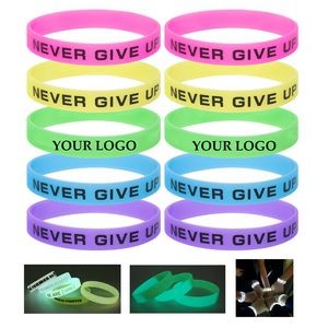 Glow-in-the-dark silicone bracelet 2