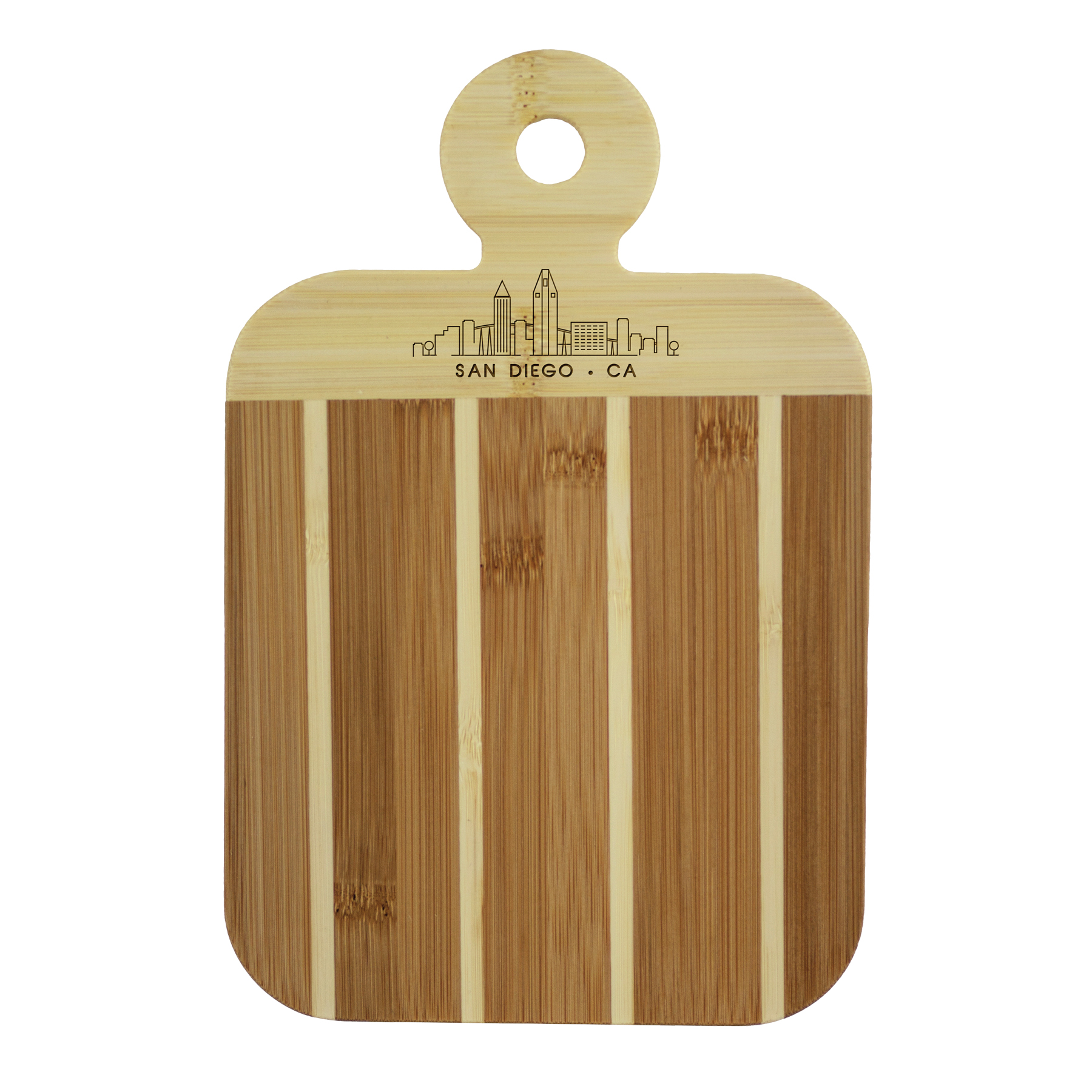 Striped Paddle City Skyline Board - San Diego 1