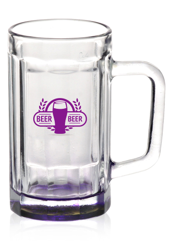 15 oz. Sports Fan Glass Beer Mugs 2