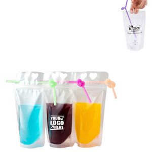 700ml Portable Drinking Pouch With Straw 13
