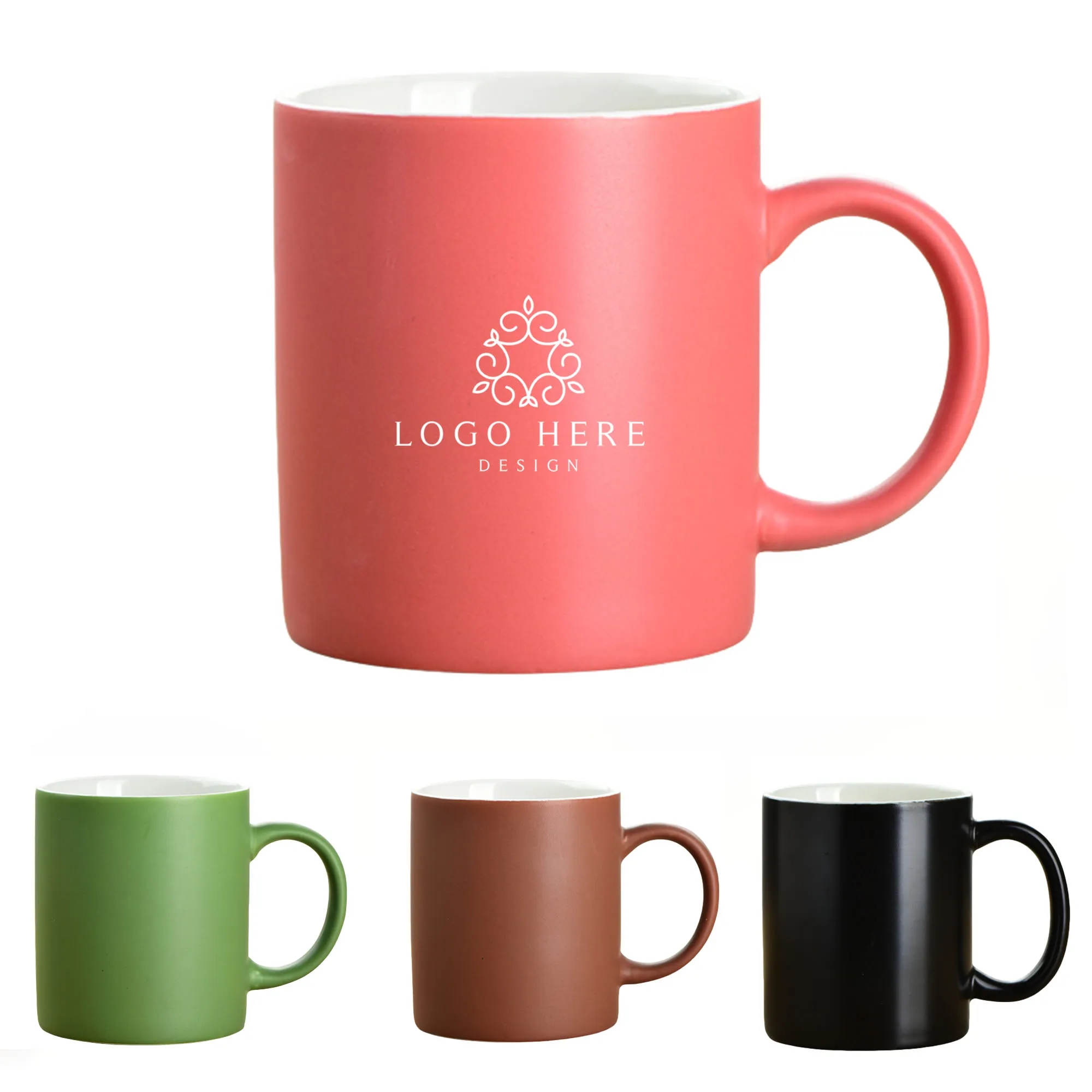 11 Oz Matte Ceramic Coffee Mug 1