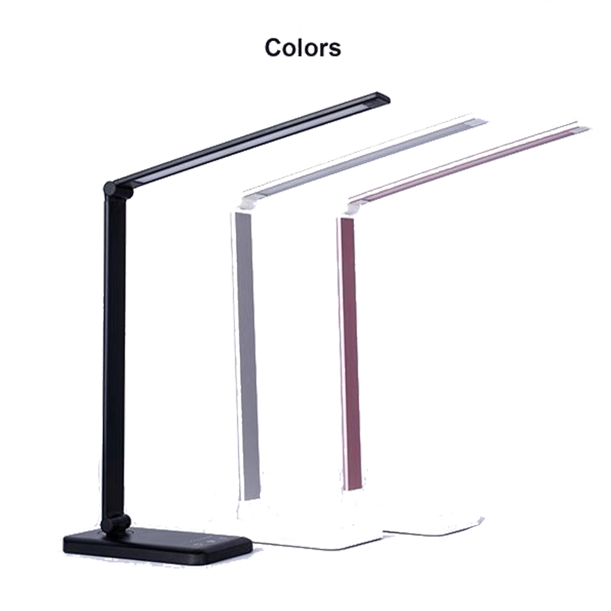 LED Desk Lamp With Wireless Charger USB Charging Port 6