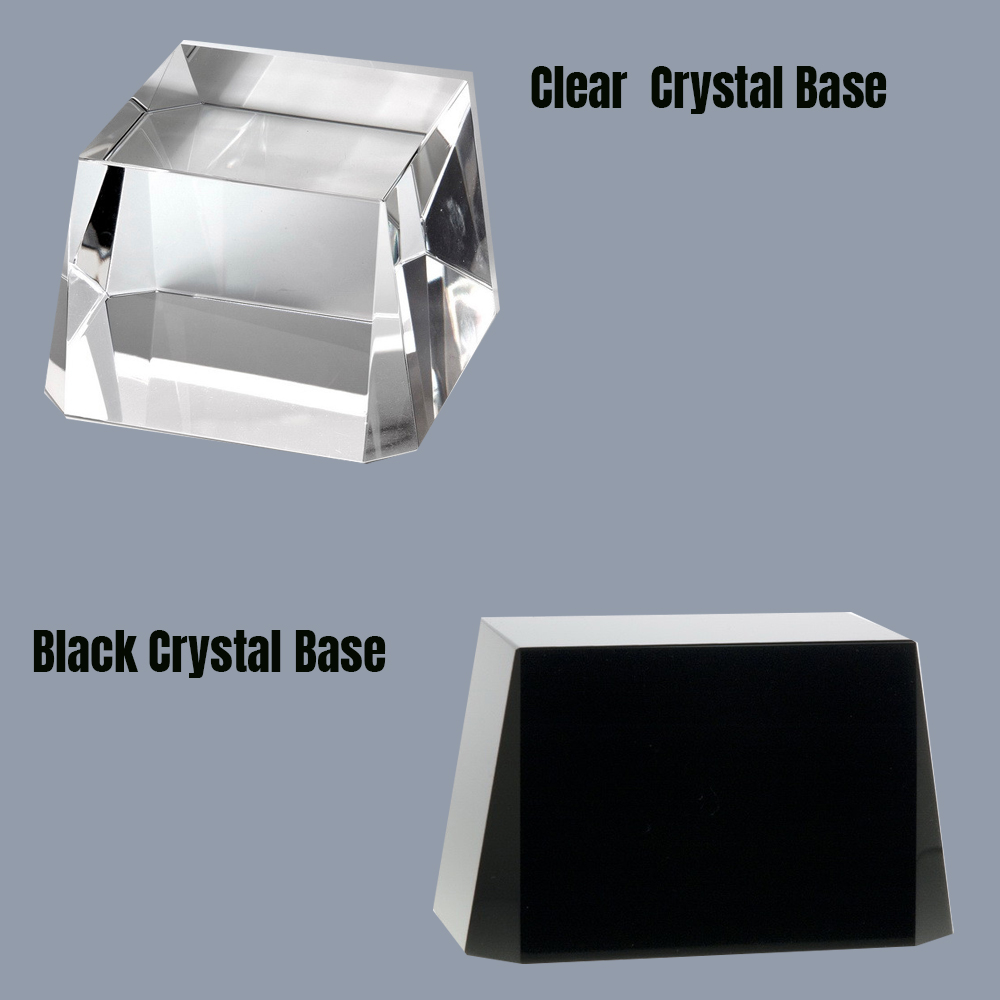 Large Optical Crystal Liberty Obelisk Award with Crystal Base 2
