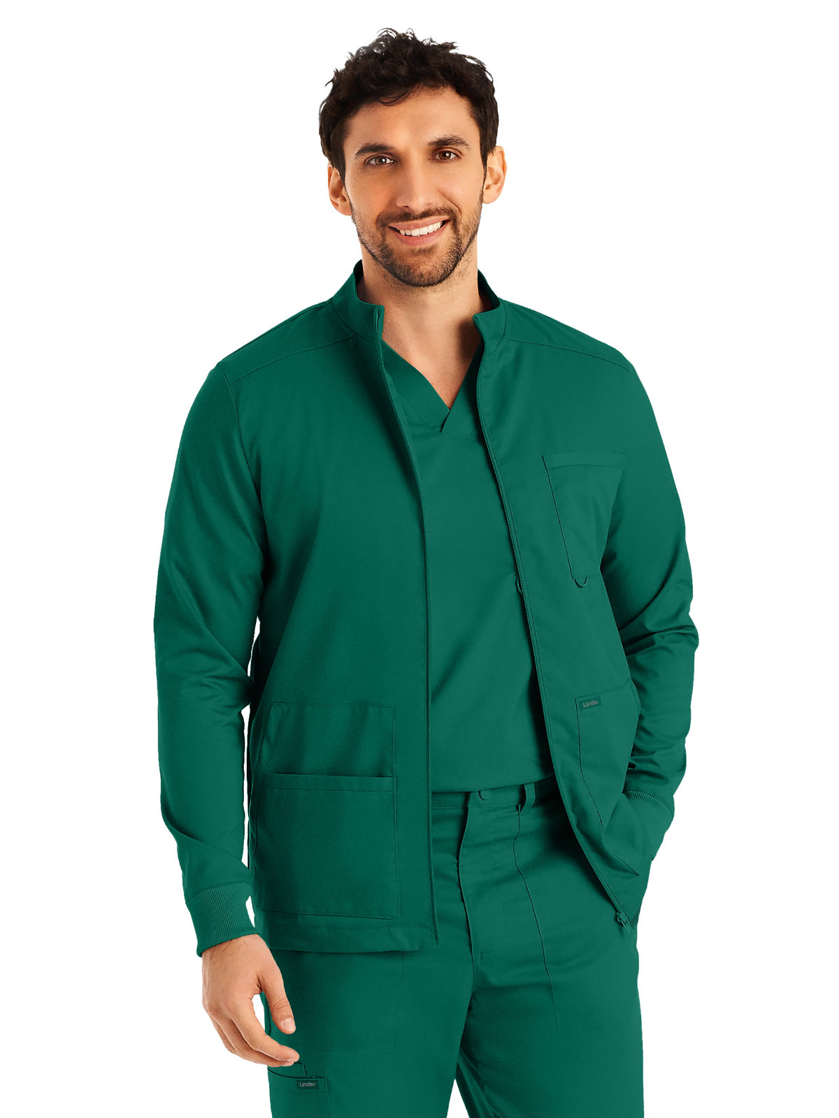 Landau - ProFlex - Men's Four-Pocket Mock Neck Zip-Front Jacket 25