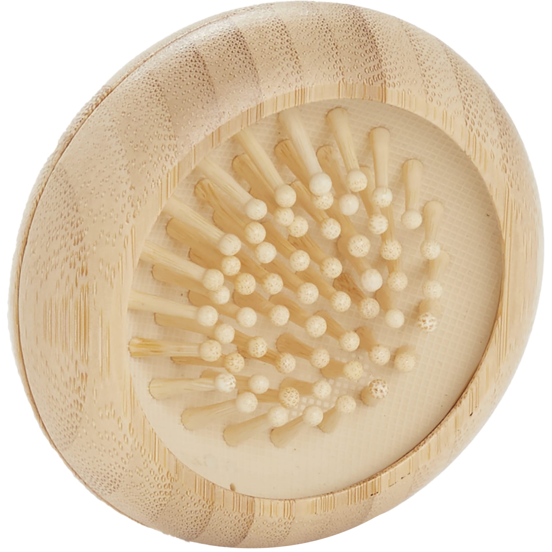 FSC® 100% Bamboo Compact Mirror/Brush 4