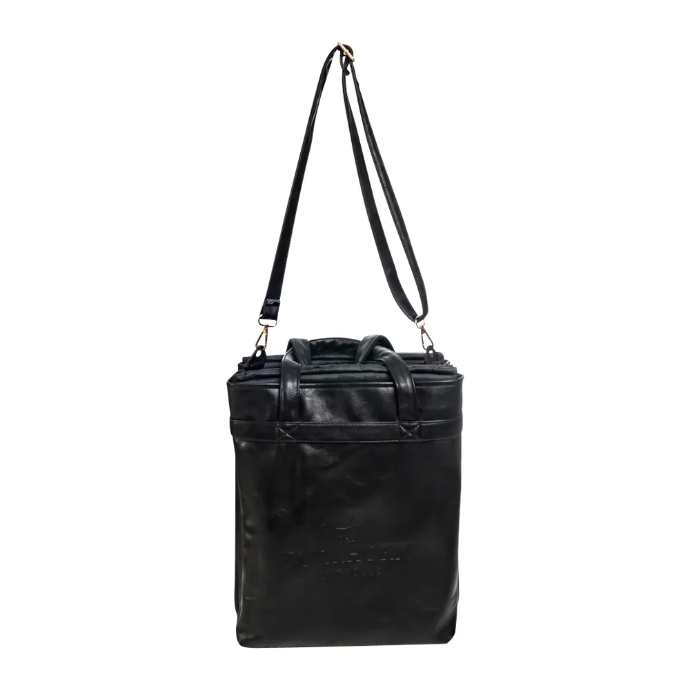 Leather Four Bottle Salesperson Tote Bag 8