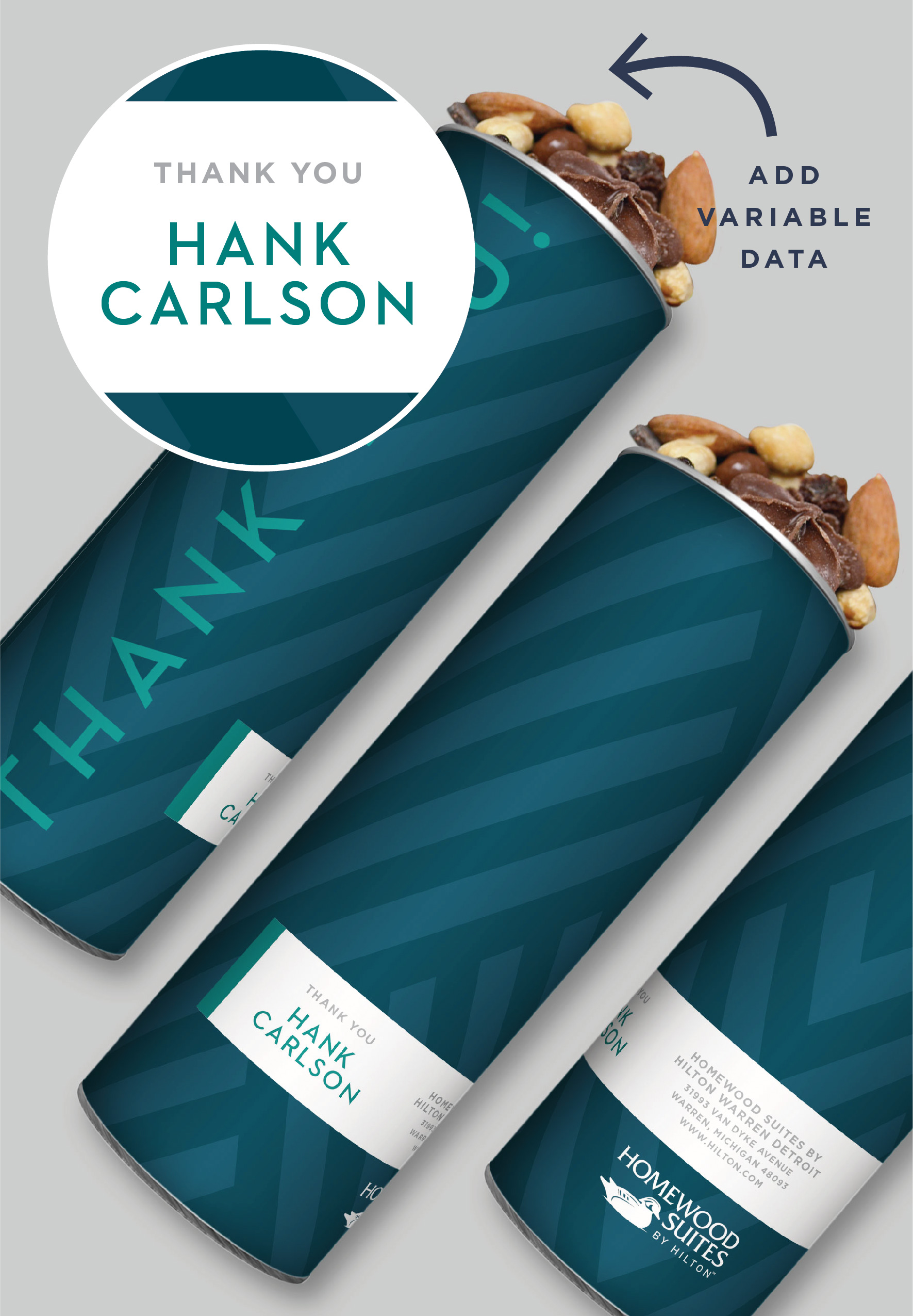 8" Custom Confection Canister 2