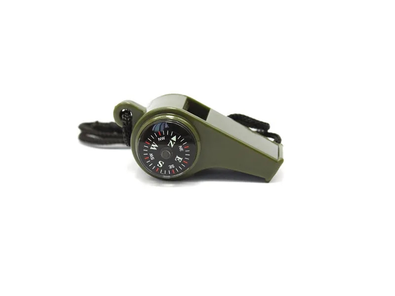 Outdoor 3-in-1 Compass Thermometer Whistle 2