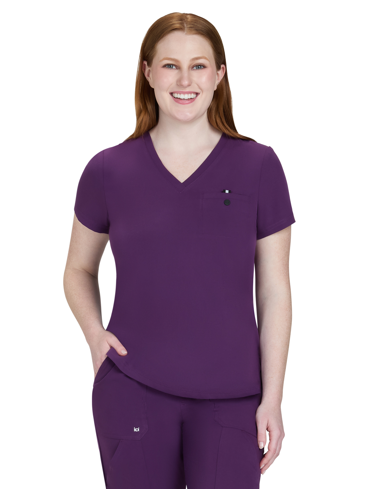 koi - Next Gen - Women's One-Pocket Tuck-In Ready to Work Top 29