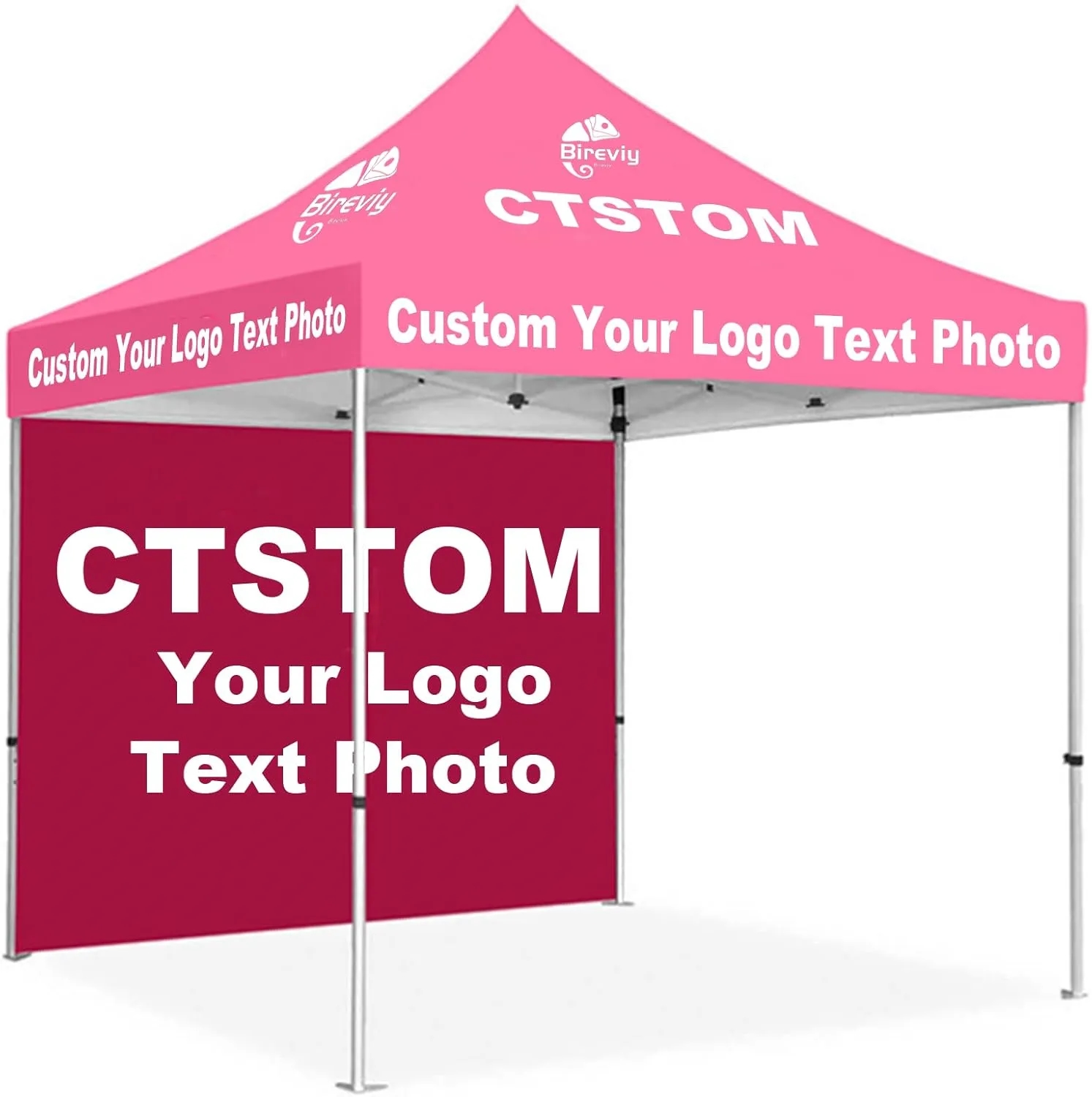 10'x10' Trade Show Canopy Tent with 6ft Table Cover 3