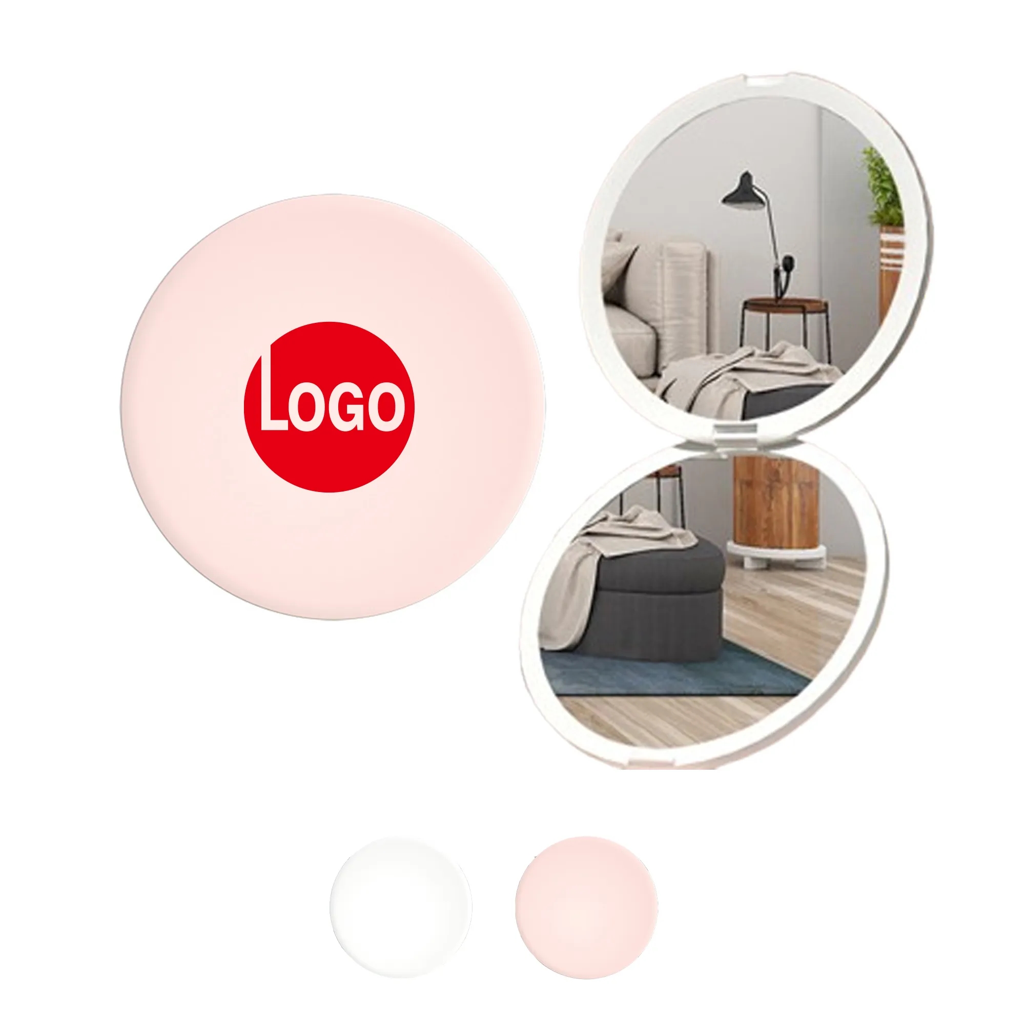 Compact Travel Friendly Vanity Mirror