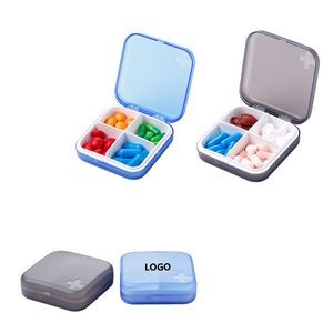 Capsule Shaped Pill Case Reminder With Timer Alarm 12