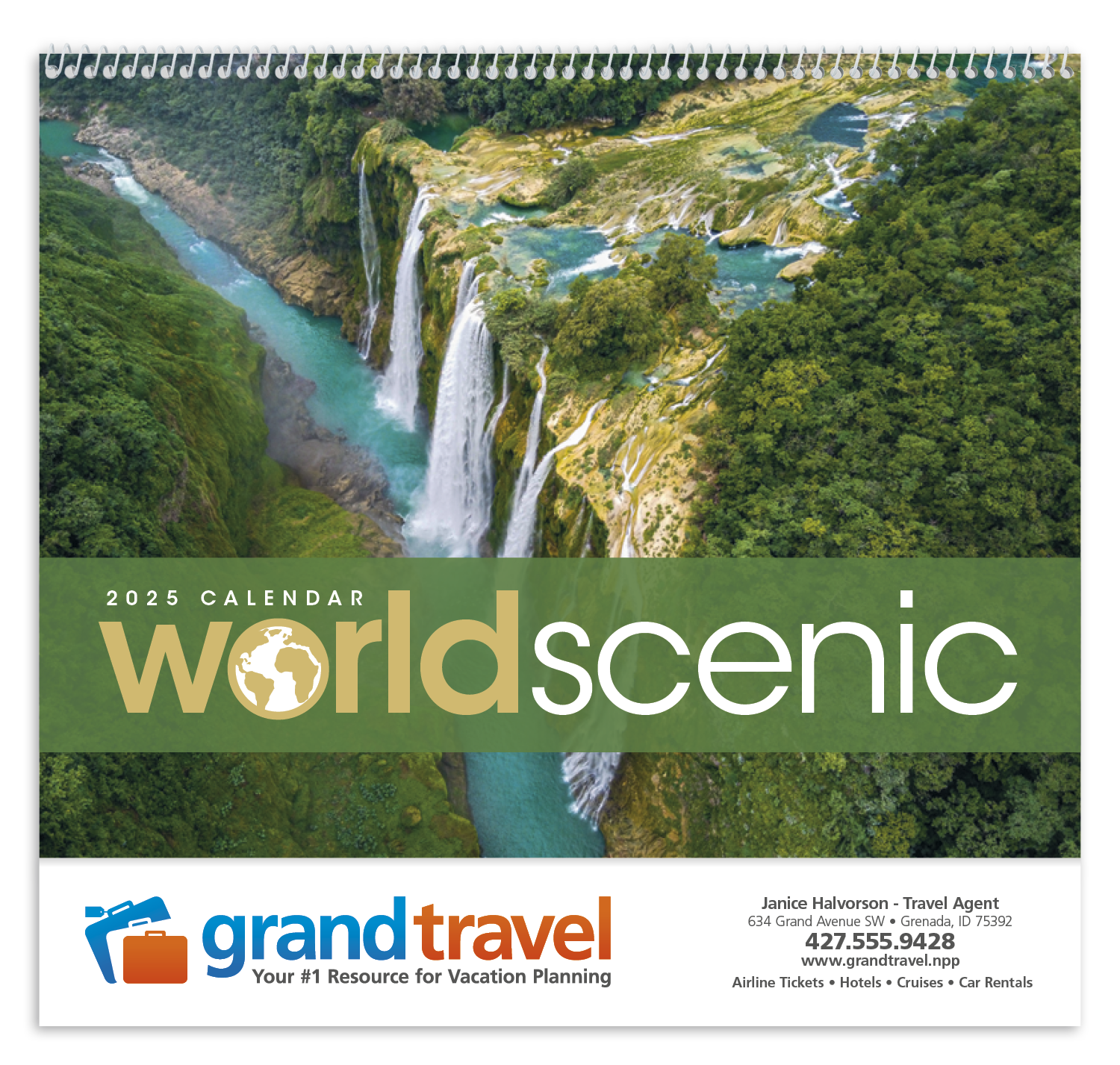 Triumph® Calendars World Scenic Calendar 50