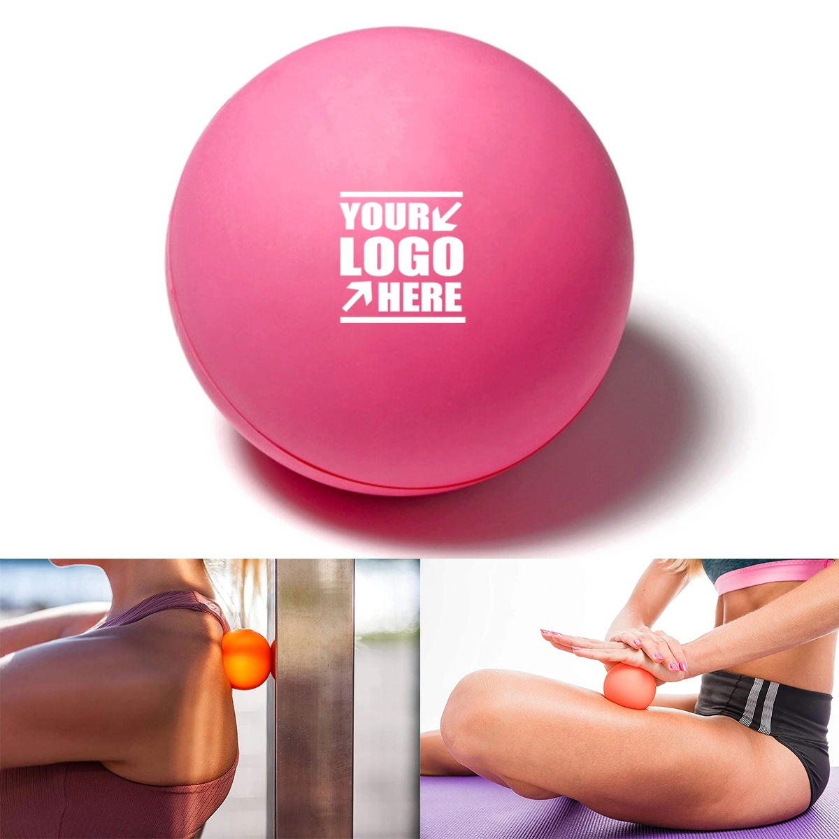 Rubber Massage Lacrosse Bounce Ball 2