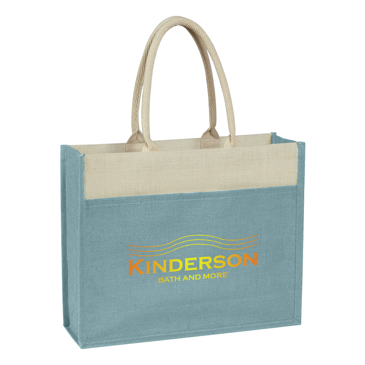 Jute Tote Bag With Front Pocket, custom tote bag with logo imprint 8