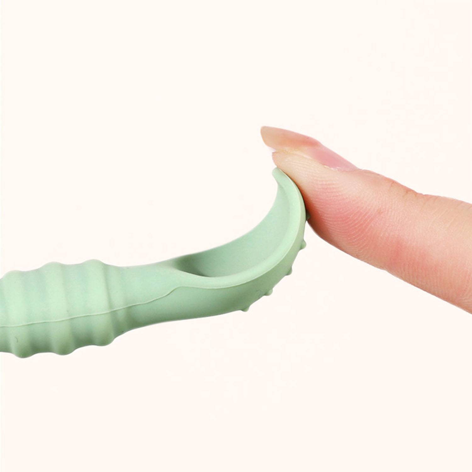 Children's silicone eating training spoon set 6