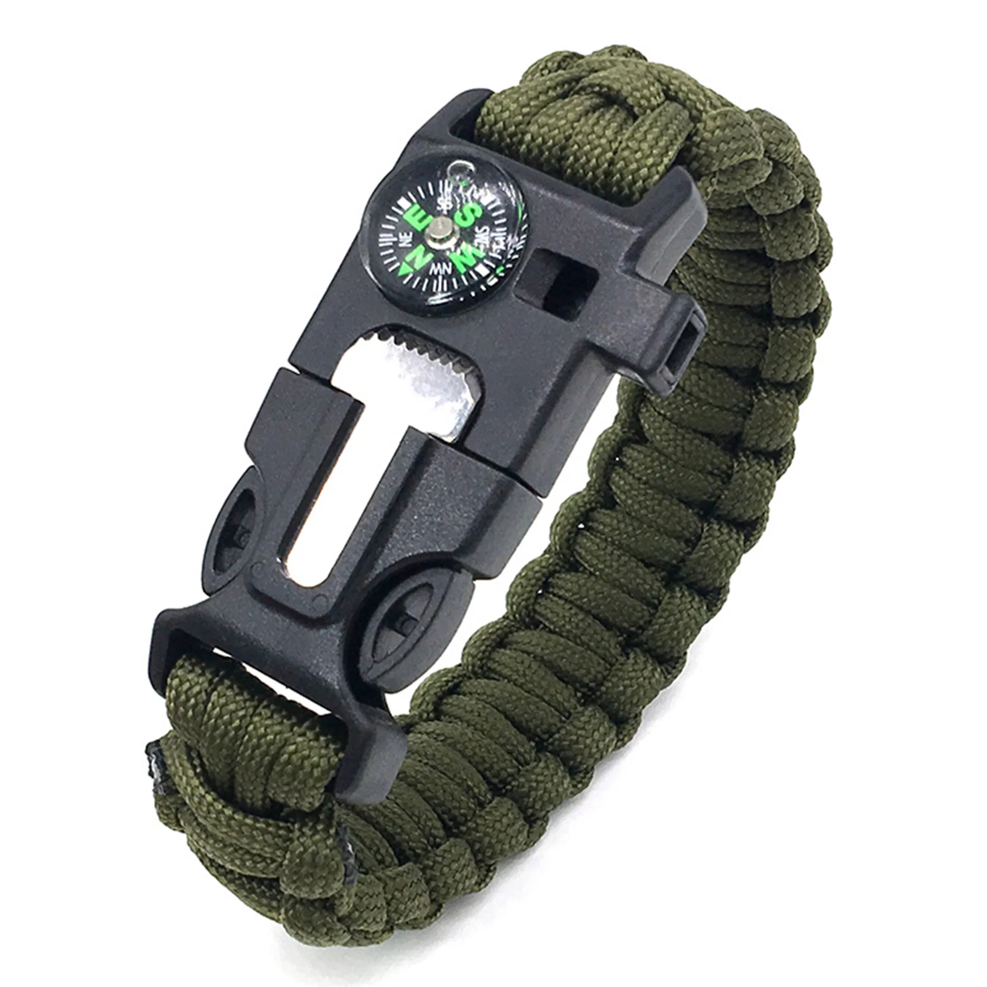 5-in-1 Outdoor Survival Rope Keychain 1
