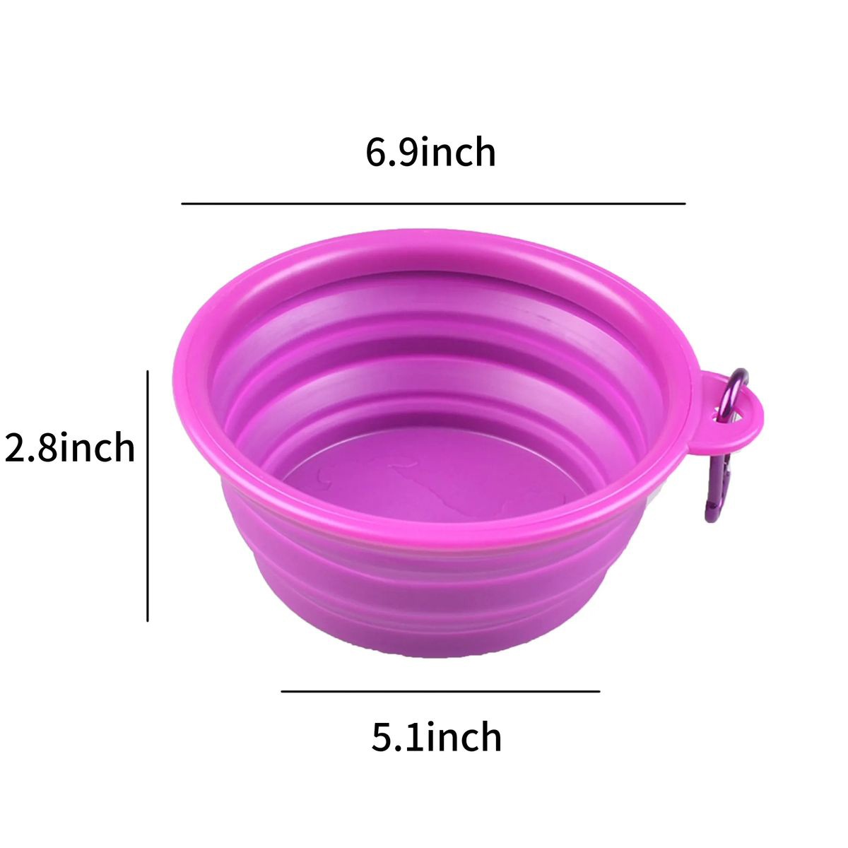 TPE Portable Pet Food and Water Bowl 2