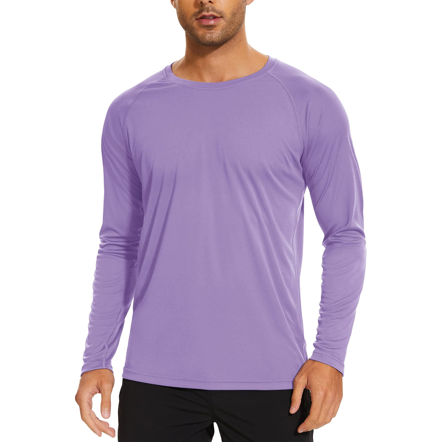 Men's Long Sleeve Ice Silk T-Shirt 8