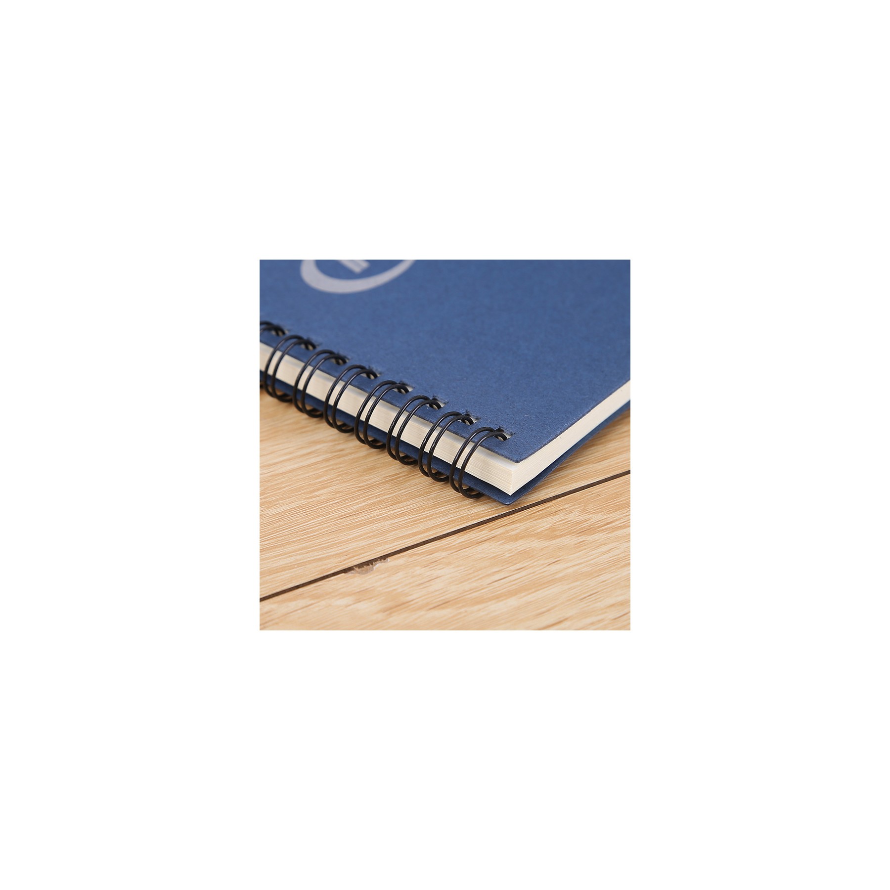 A5 Spiral Notebook Lined Hard Kraft Cover 2