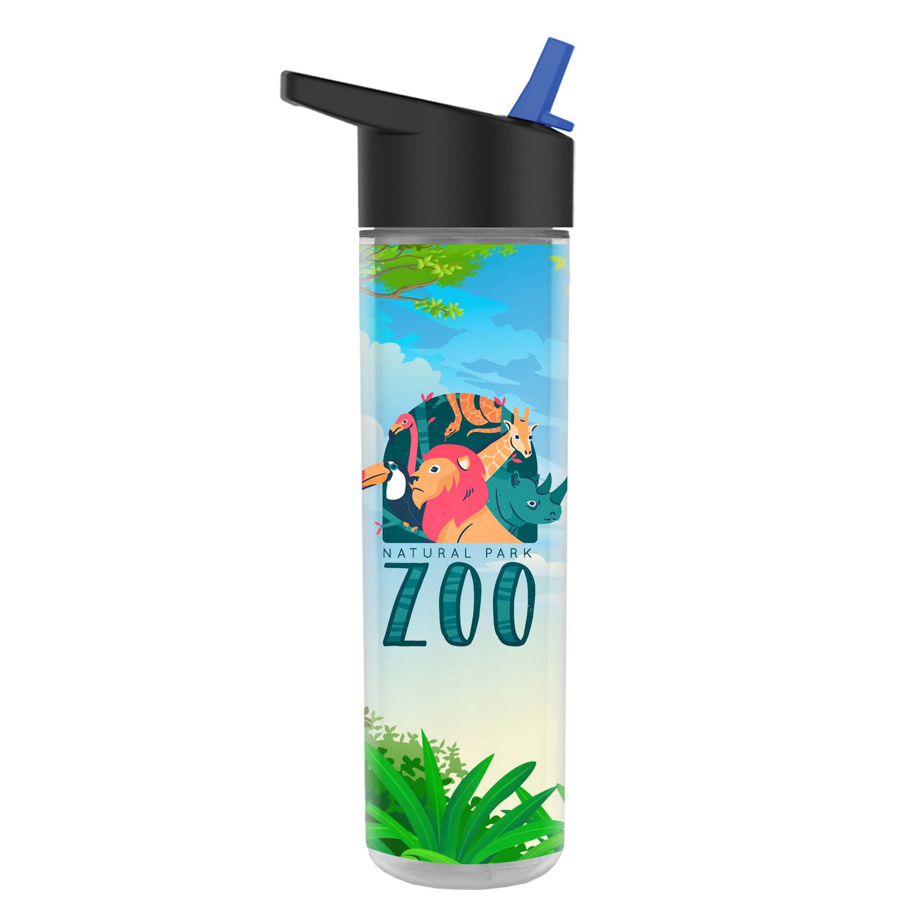 The Chiller Full Color Wrap - 16 Oz. Insulated Bottle with Flip Straw 5