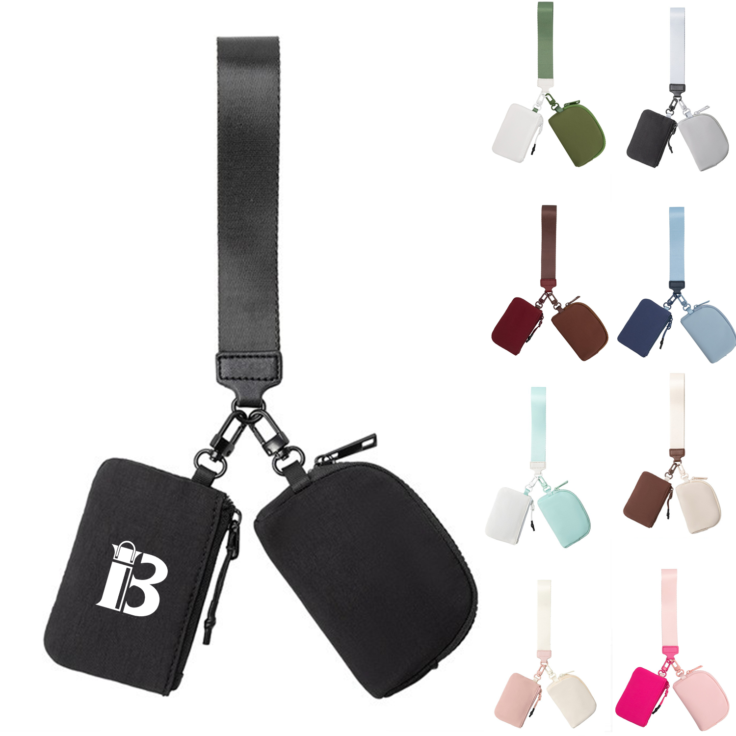 Dual Pouch Wrist Wallets 1