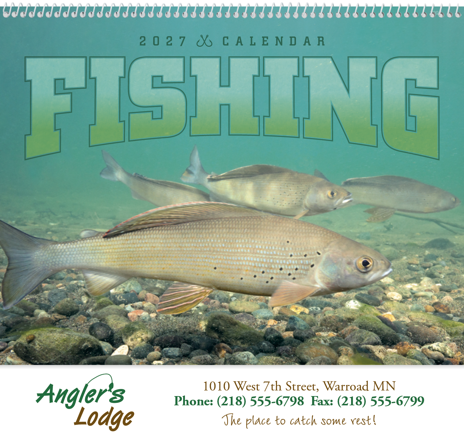 Good Value™ Fishing - Spiral Calendar 30