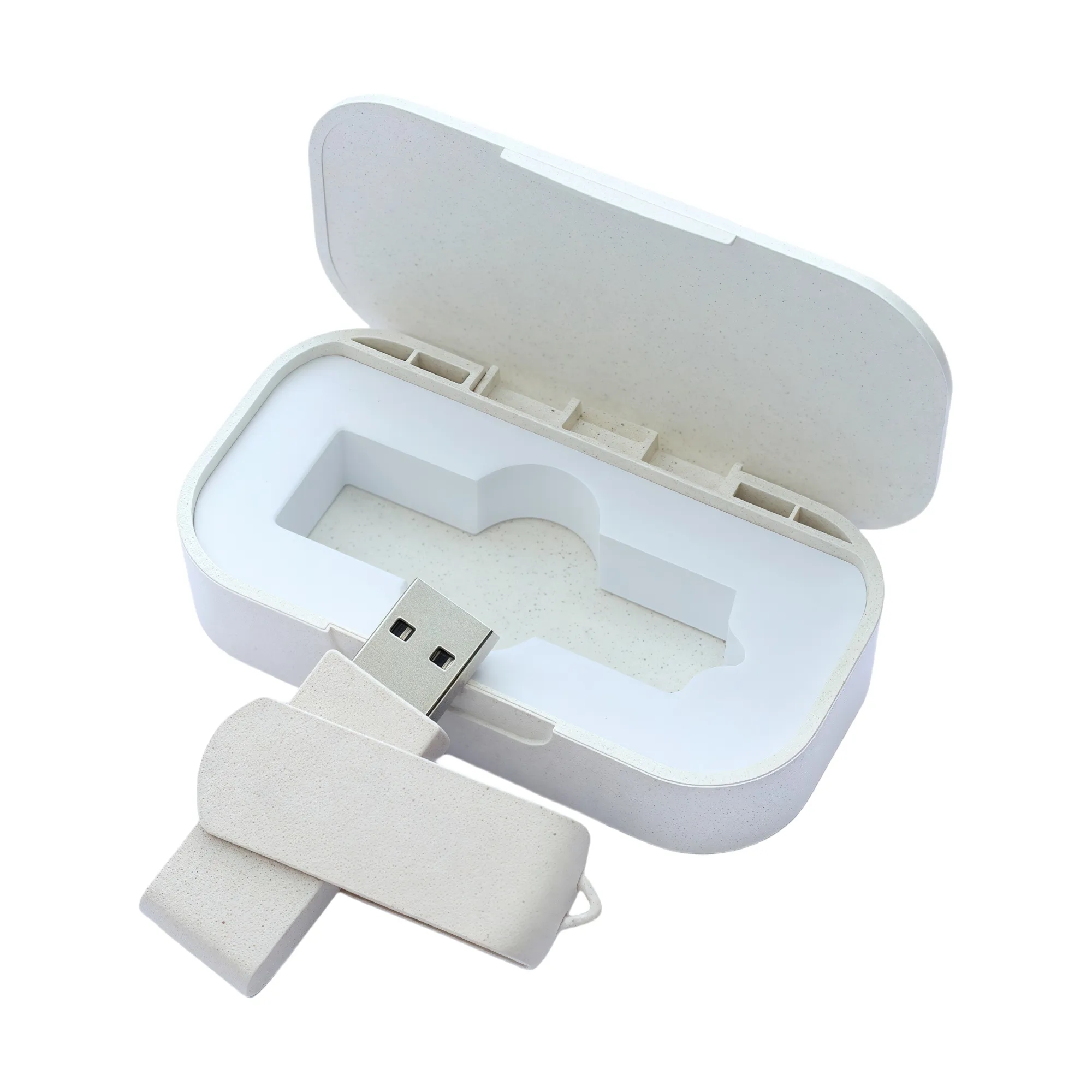 Wheat Straw USB Flash Drive with Case 12