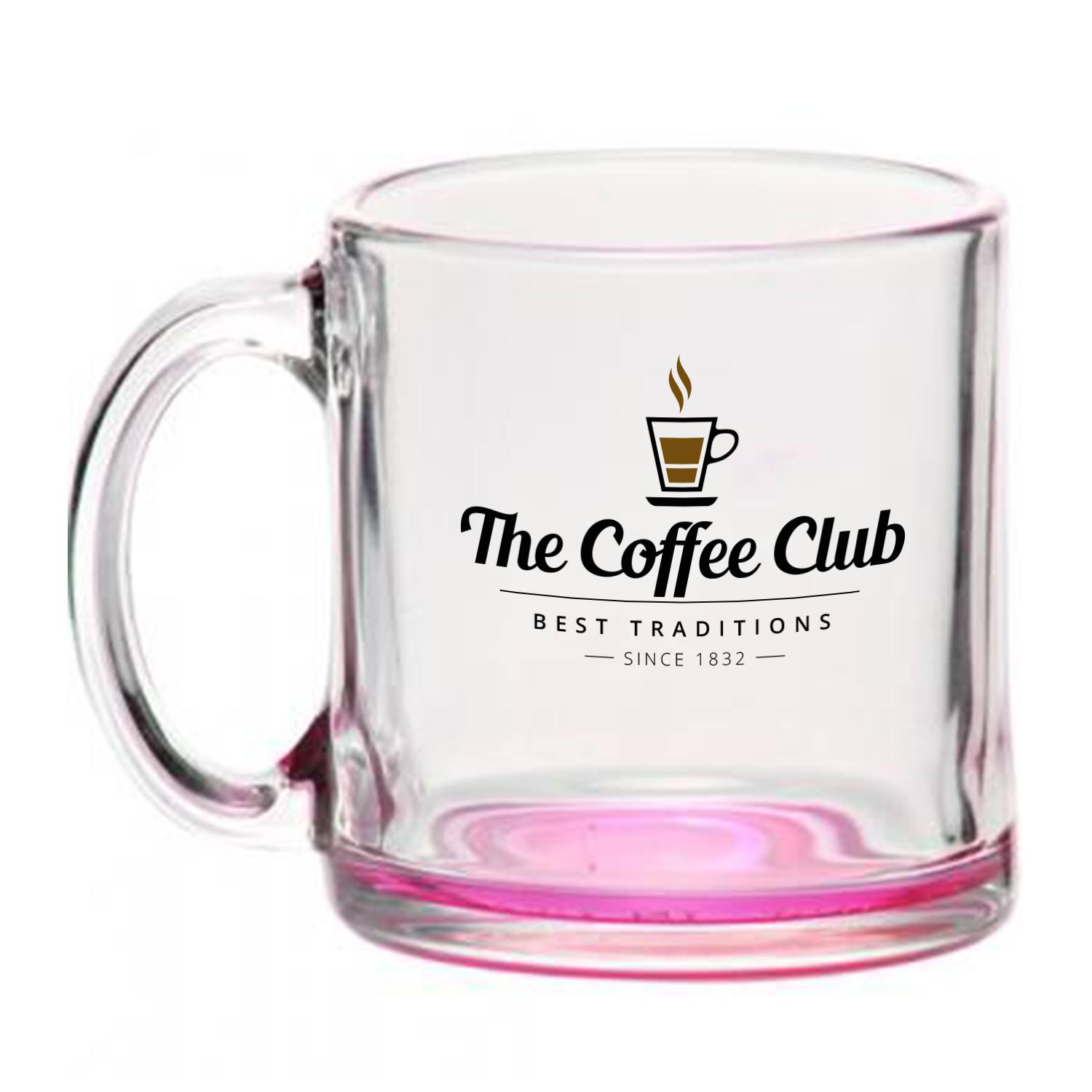 13 oz. Kona Glass Coffee Mug (2 Color Imprint) 2