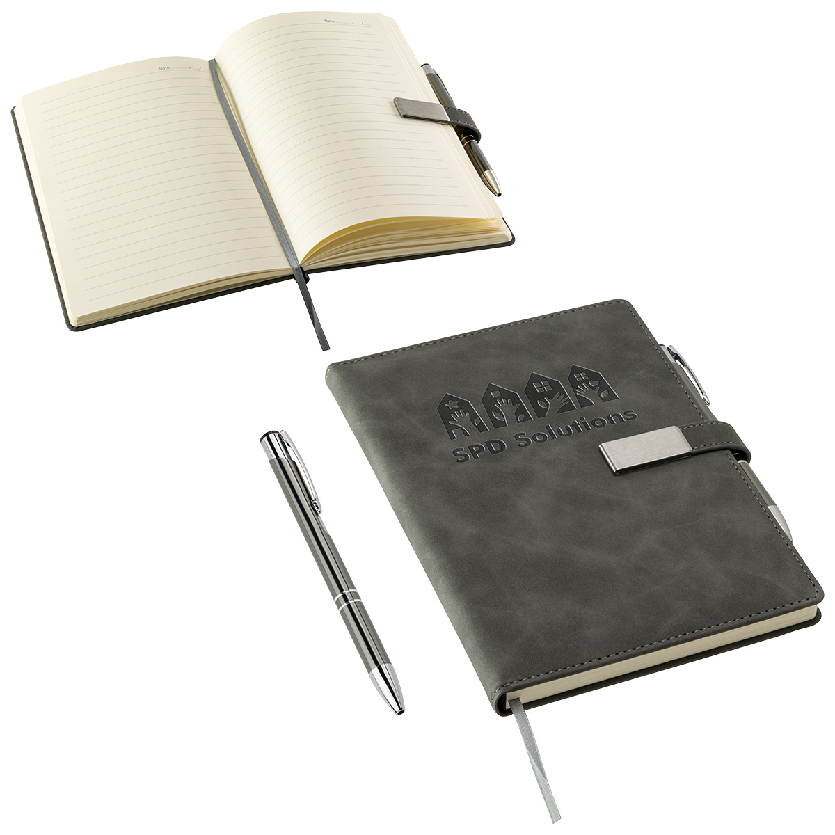 Thesis Hardcover Journal with Magnetic Closure & Pen 17
