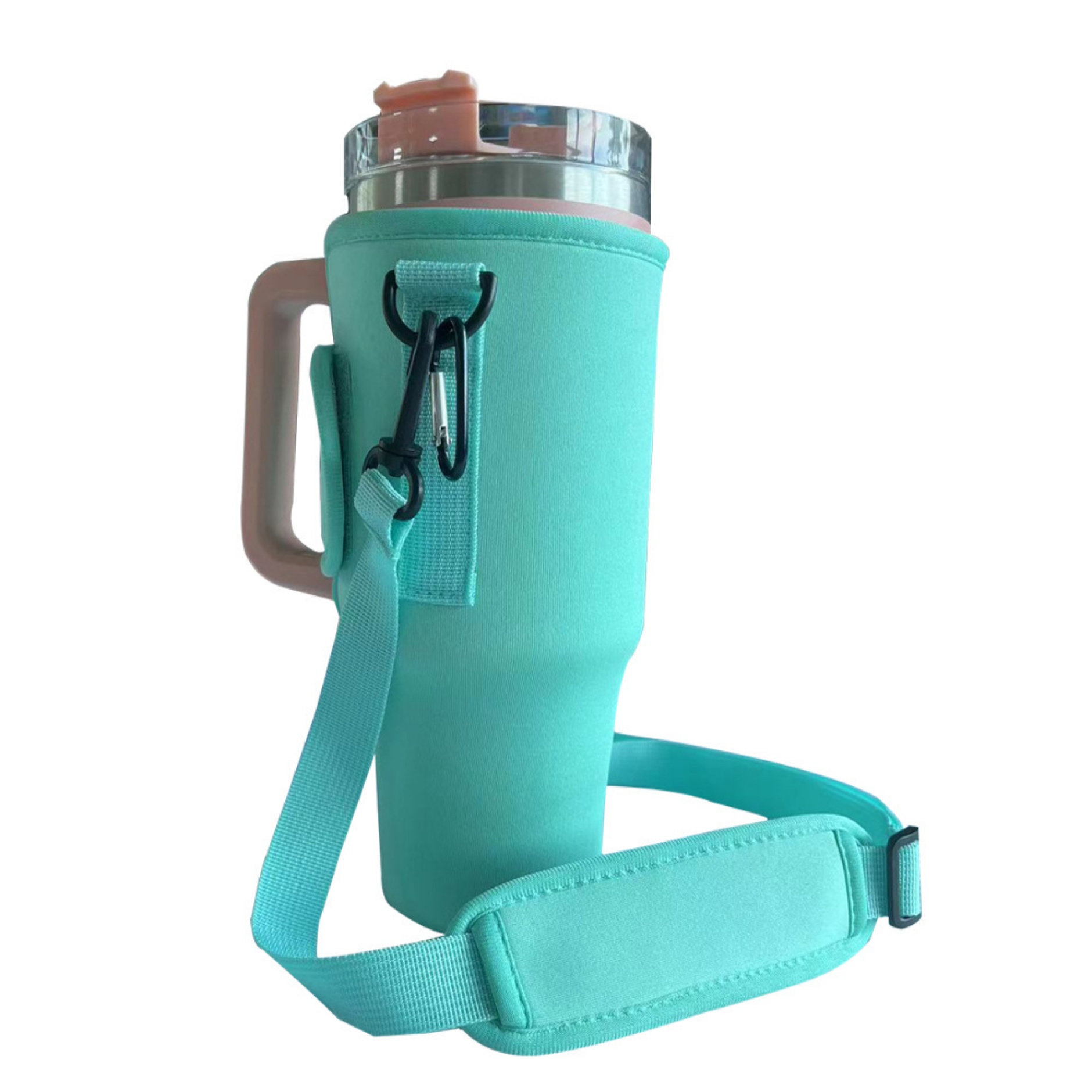 Neoprene Water Bottle Holder with Adjustable Shoulder Strap 4