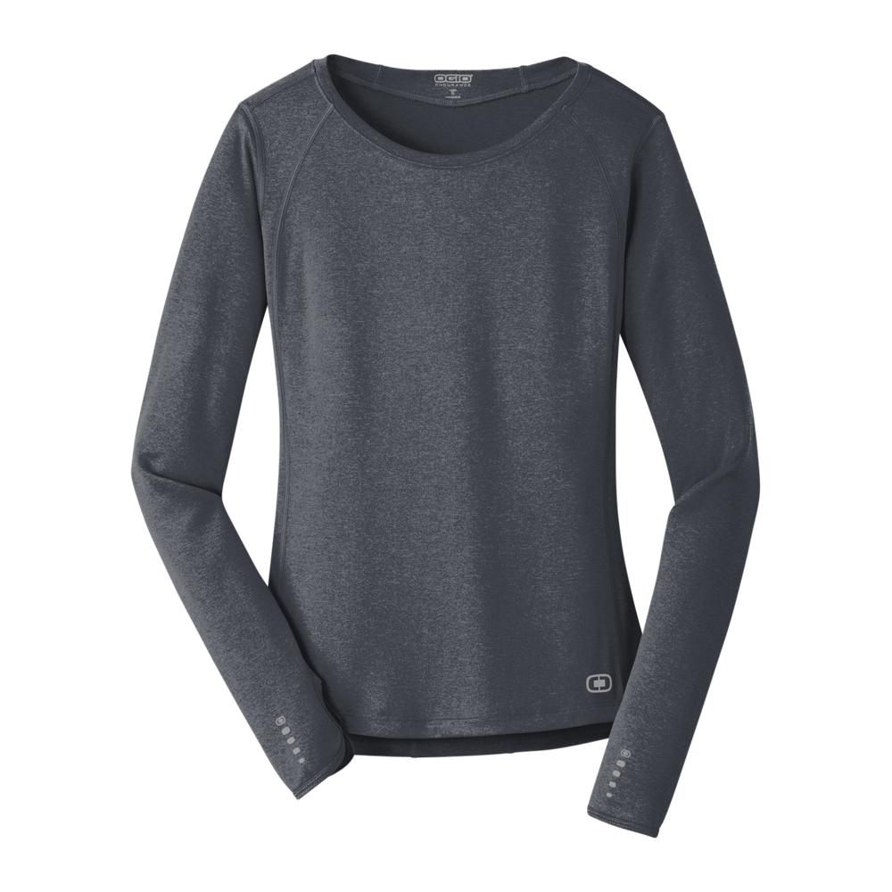 OGIO ENDURANCE Ladies Long Sleeve Pulse Crew 9