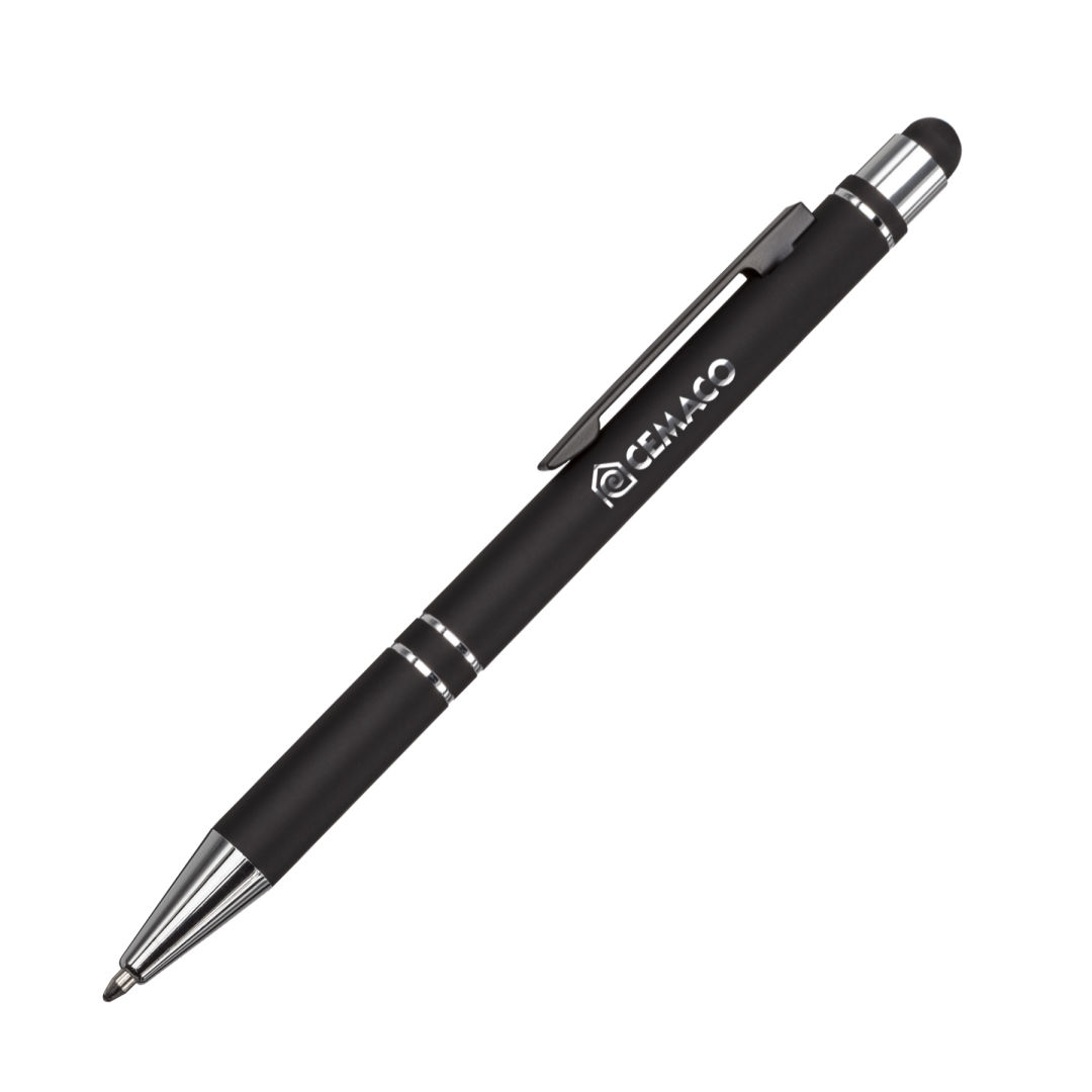 Scroll Metal Ballpoint Pen/Stylus 12