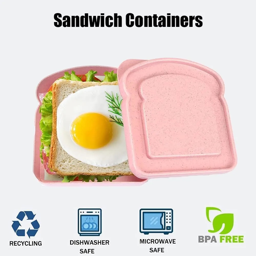 Toast Shape Sandwich Box 6