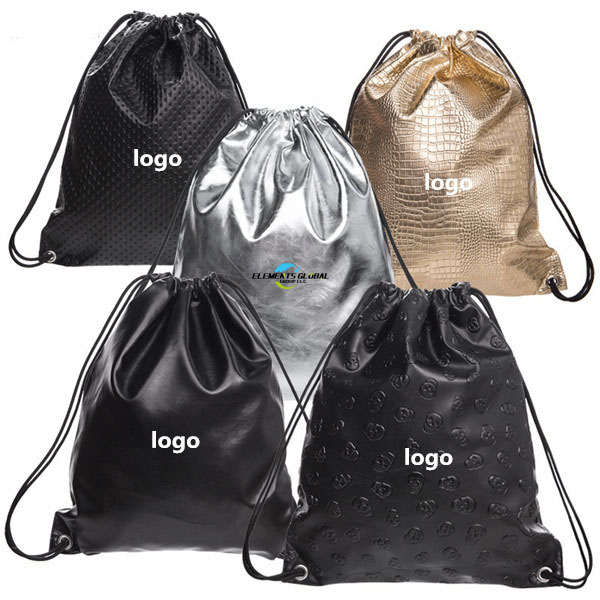 PU Drawstring Backpack 3