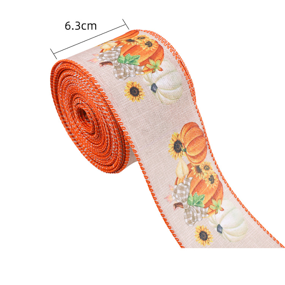 10 yards Thanksgiving Harvest Festival Decorative Ribbon 4