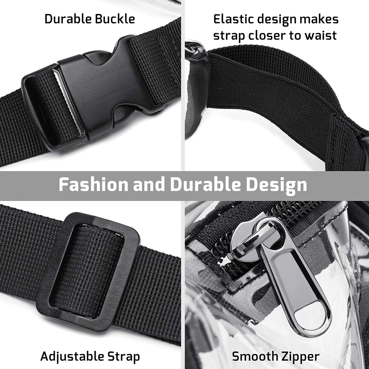 Clear Fanny Pack Waterproof Cute Waist Bag 4