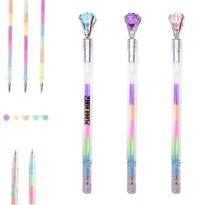 Rainbow Refill Pen With Diamond 2