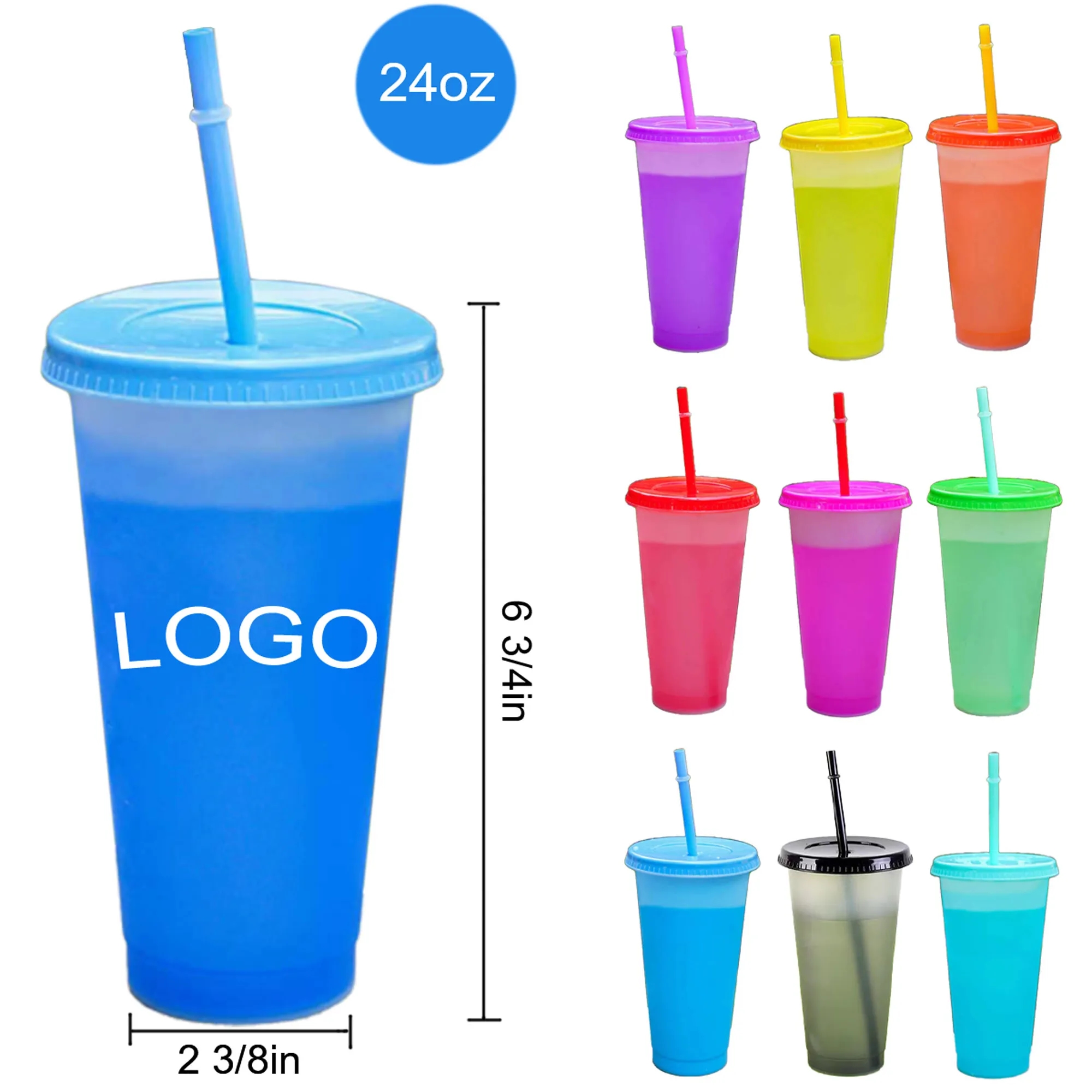 24oz Plastic Color Changing Cup 3