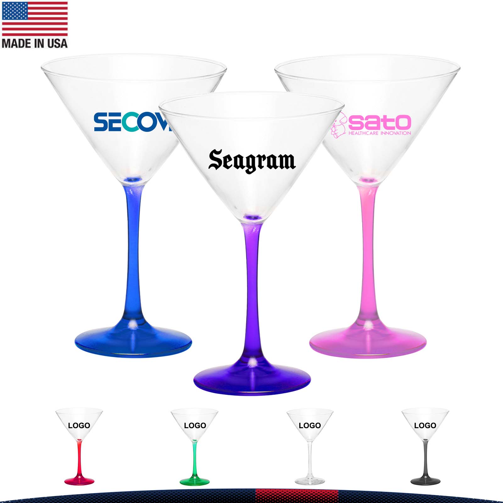 10 oz. Twnda Martini Glasses 4