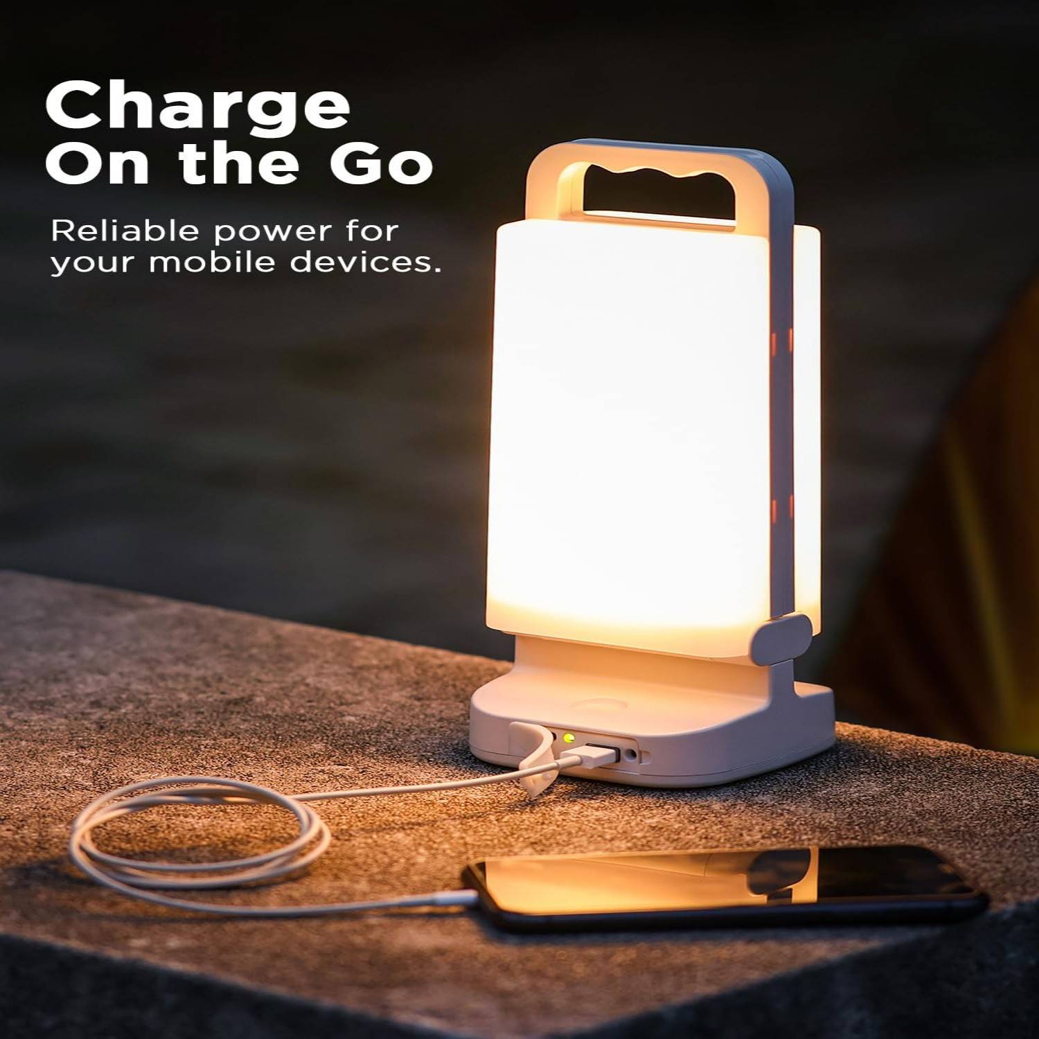 4400mAh Rechargeable Outdoor Solar LED Lantern 5