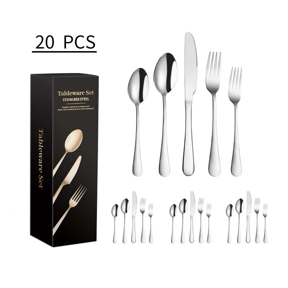 Stainless Steel Flatware Set 2