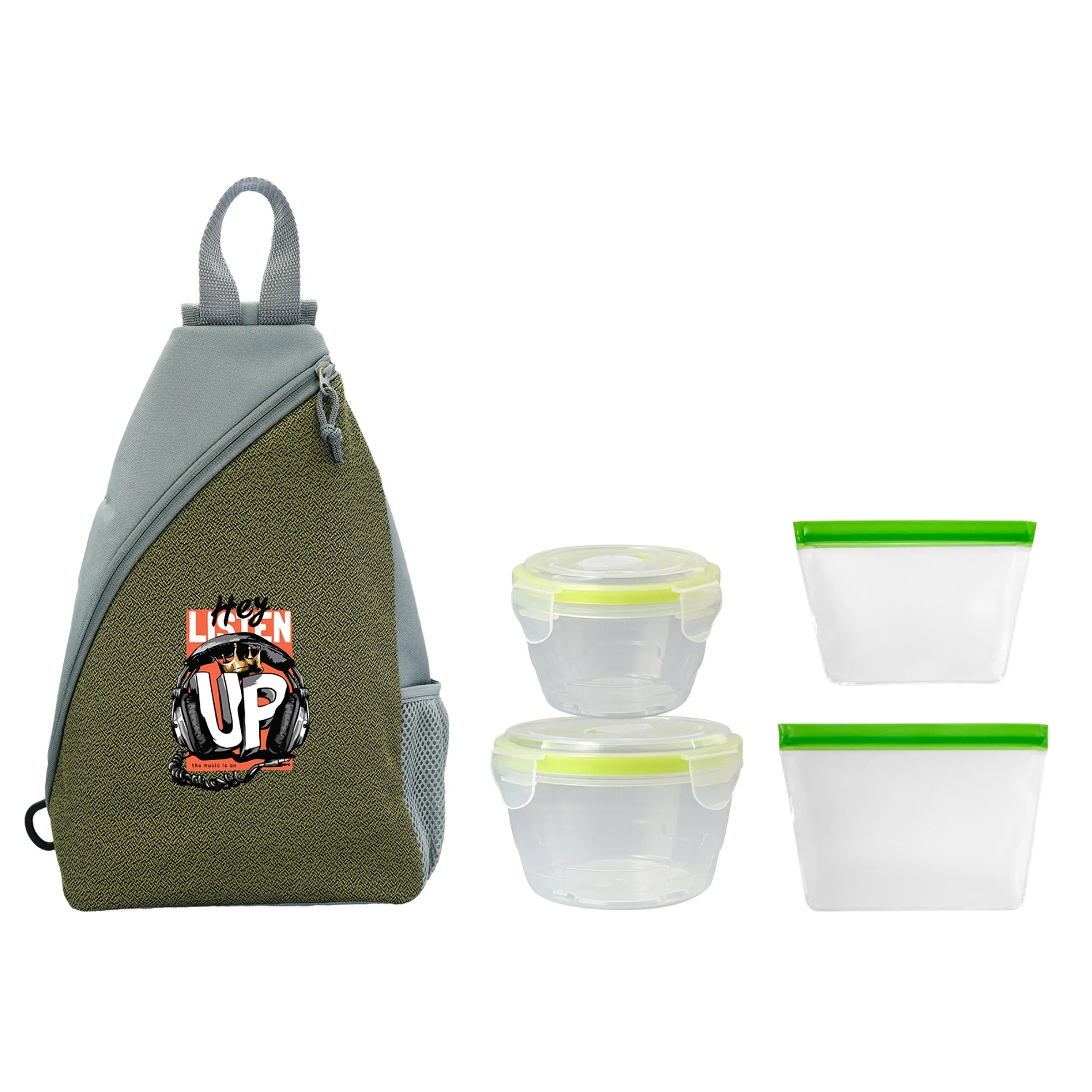 SPECK SLING NESTED BAGGED LUNCH SET 16